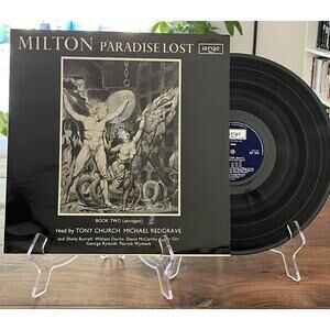 Milton Paradise Lost Book 2 Tony Church Michael Redgrave LP 1965 Argo PLP 1018
